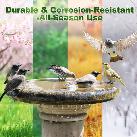 Two-disc package from Wacipek ready for multiple bird baths.