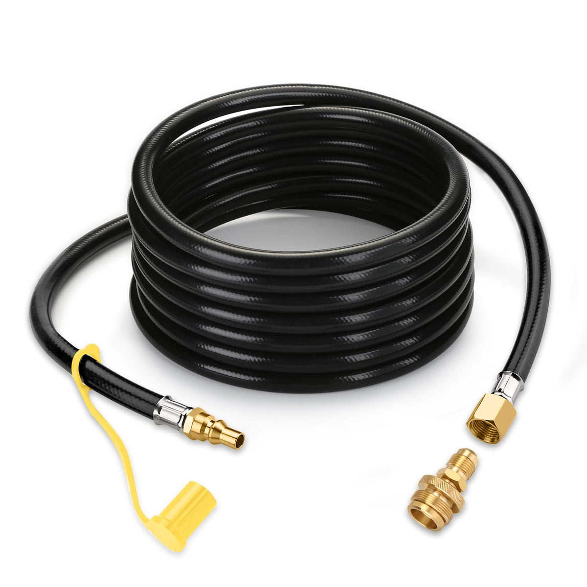 WADEO 17ft propane quick-connect hose for RV-to-grill setup