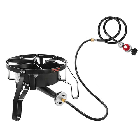WADEO durable rubber propane hose ready for outdoor use
