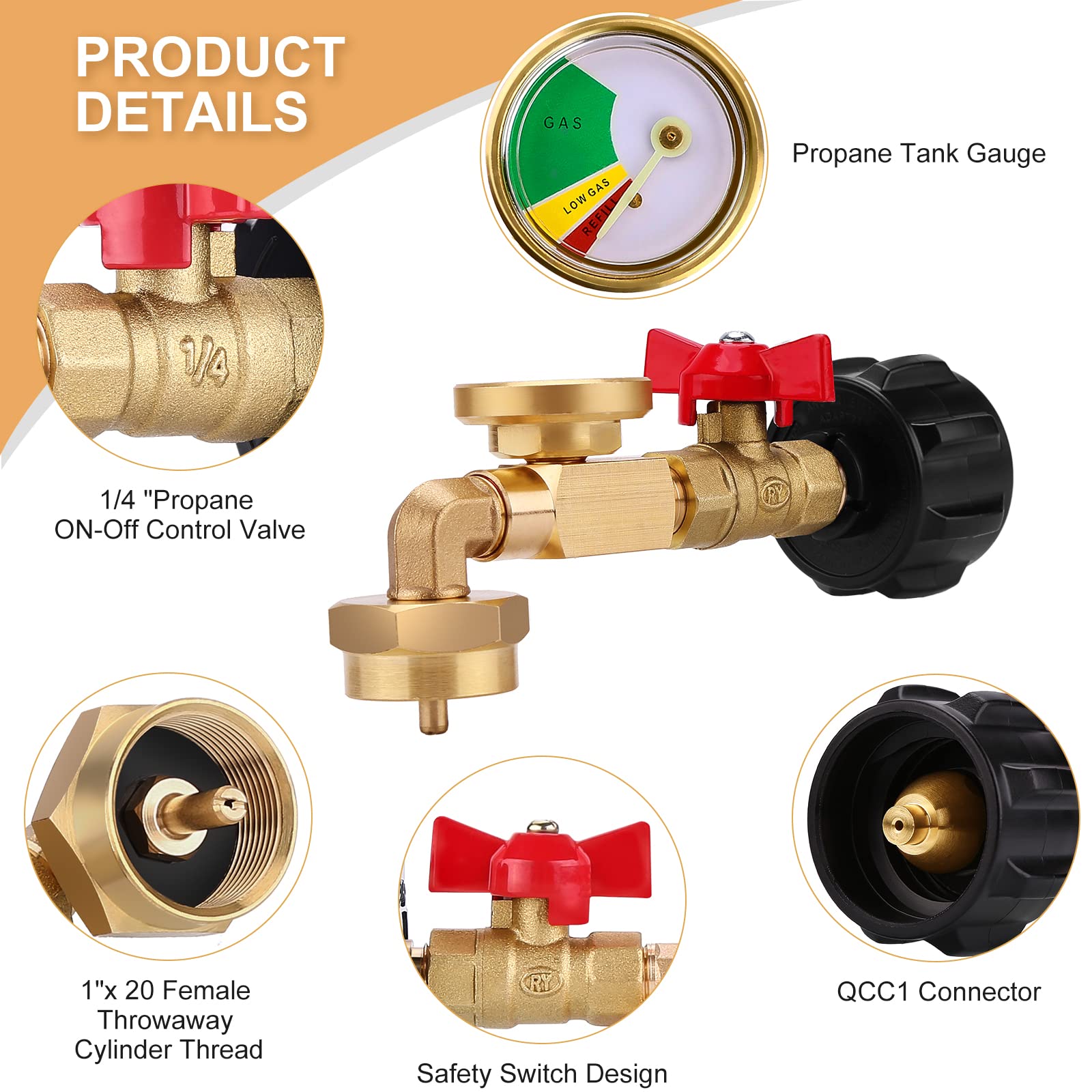 WADEO hex wrench included simplifies installation
