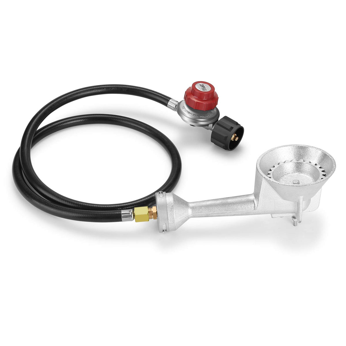 WADEO high-pressure burner head front view for efficient outdoor cooking