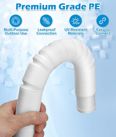 WADEO hose extension connector for barrel-to-barrel linkage