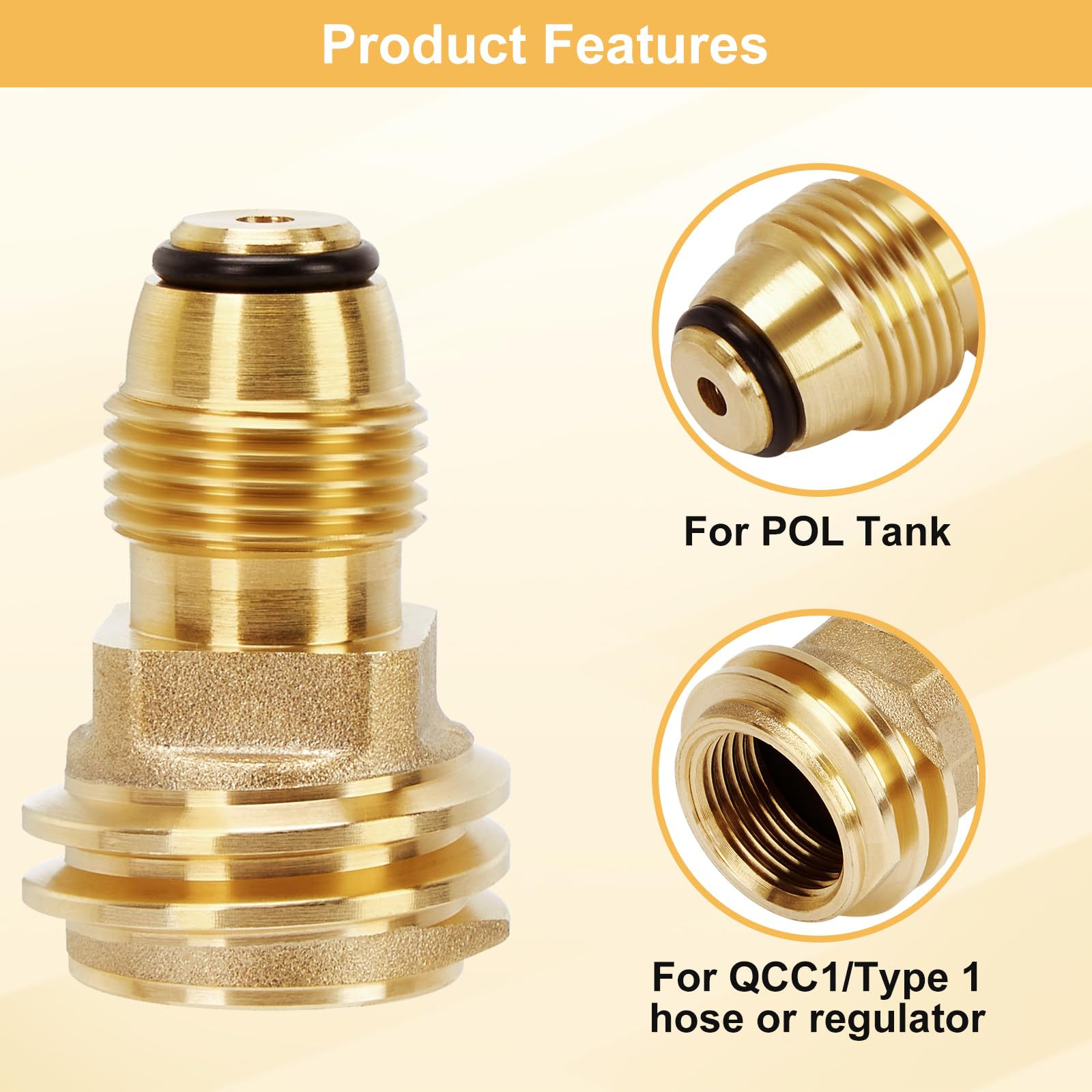 WADEO weather-resistant brass connection withstands outdoor use