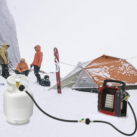 WADEO propane hose with leak detector enhances system safety during use