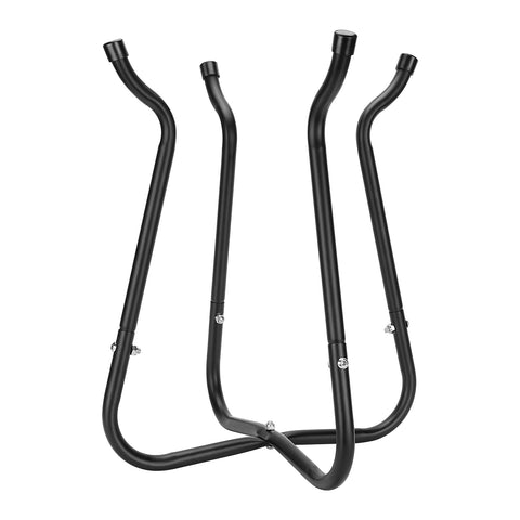 WADEO propane refill stand front view highlighting solid frame