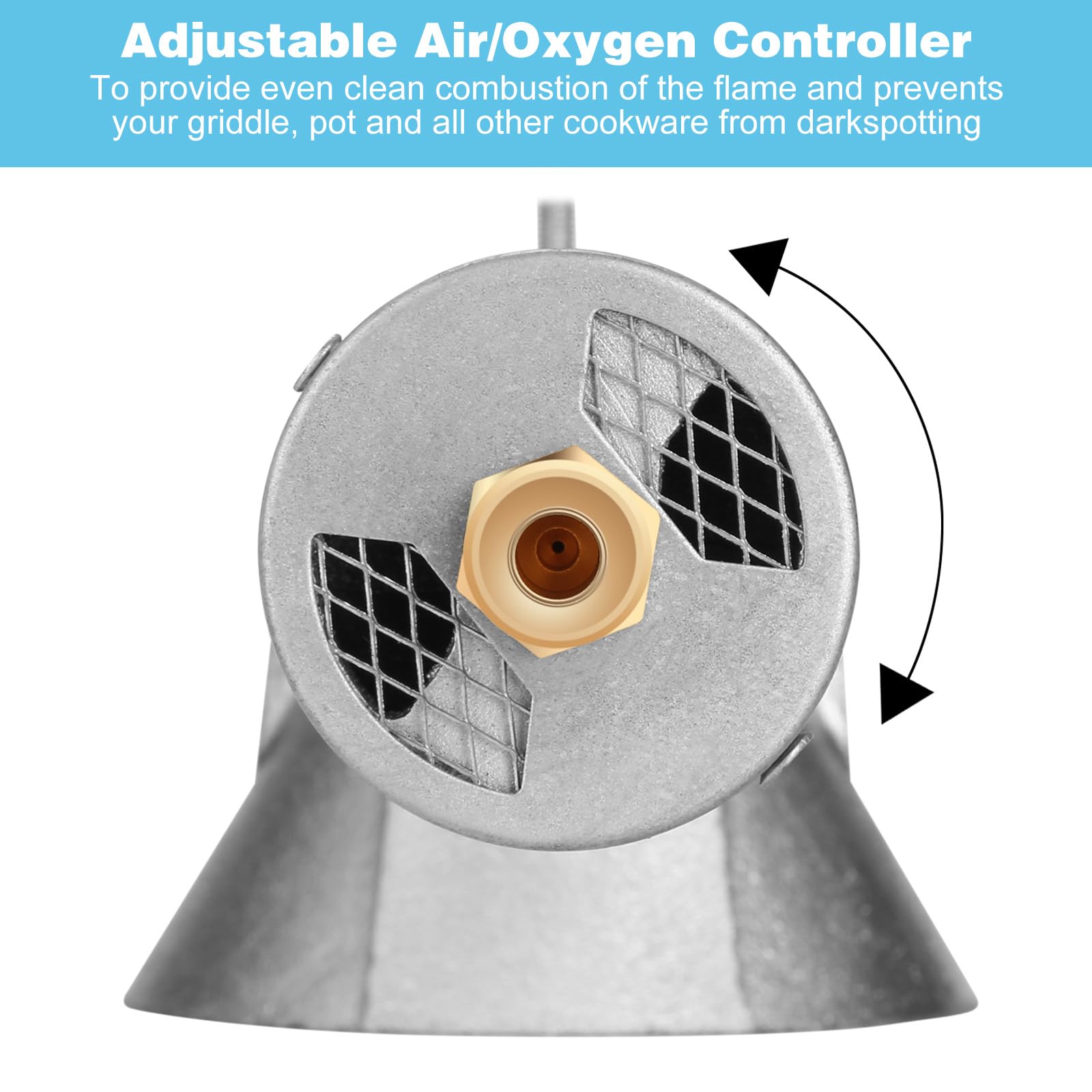 WADEO regulator 0-20 psi with 4 ft hose enables flexible setup