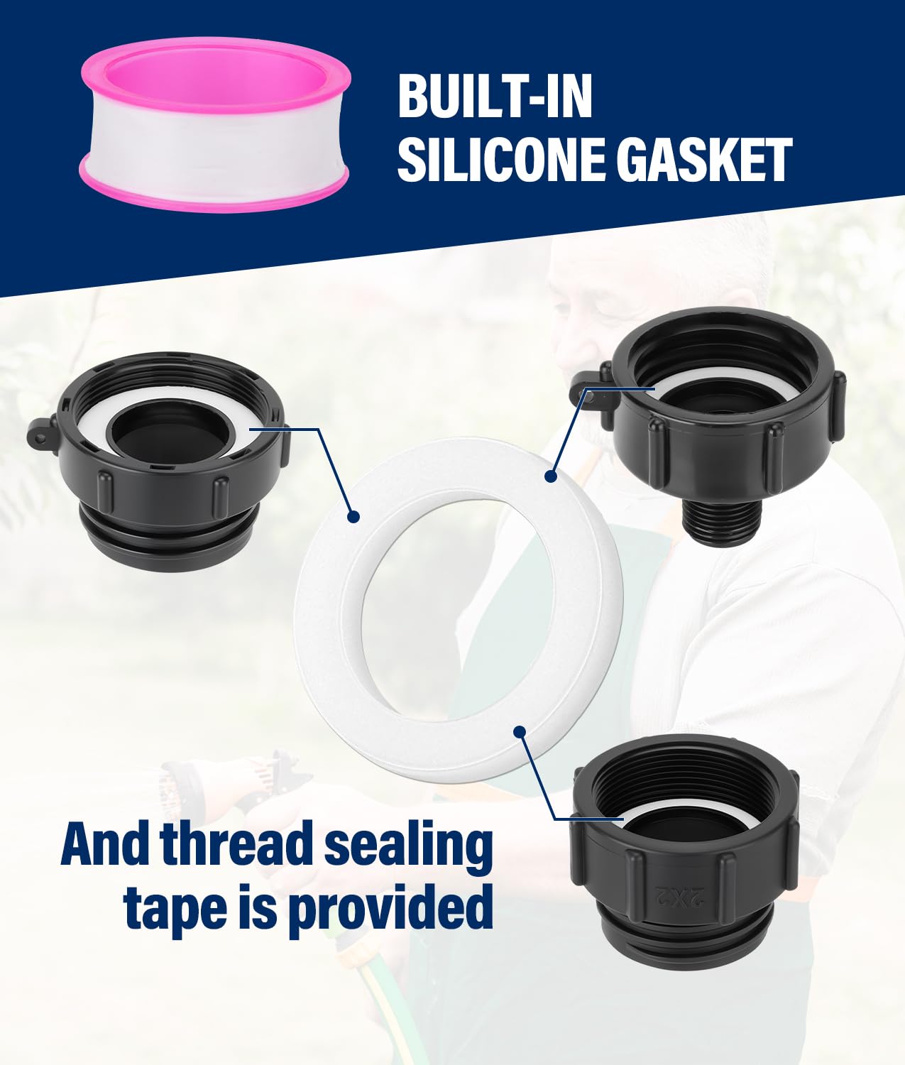 WADEO PVC valve construction ensures durable performance across liquids