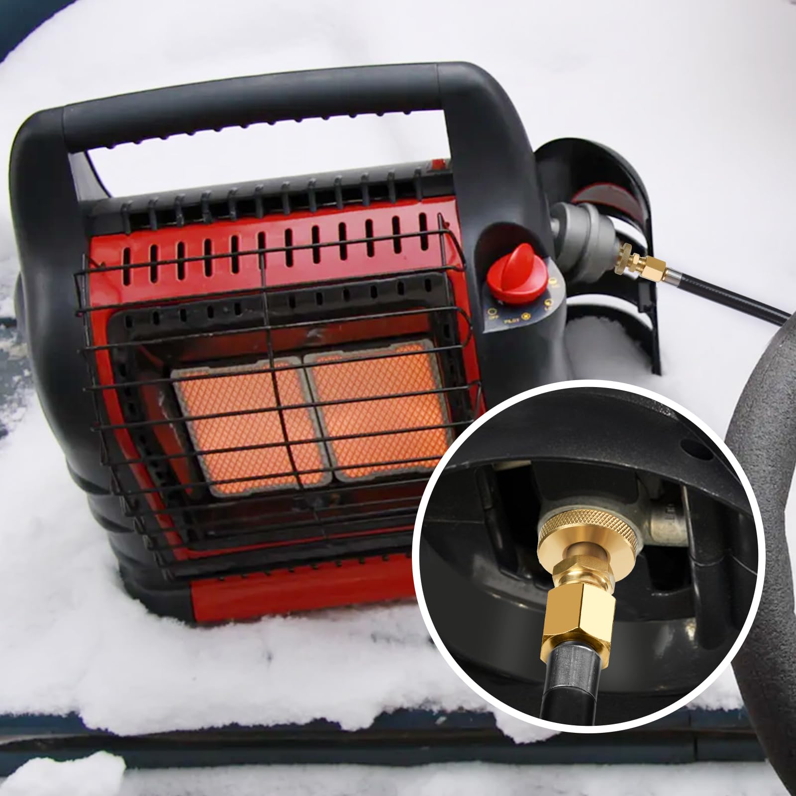 WADEO safe exterior gas flow design minimizes flare-ups near vehicle