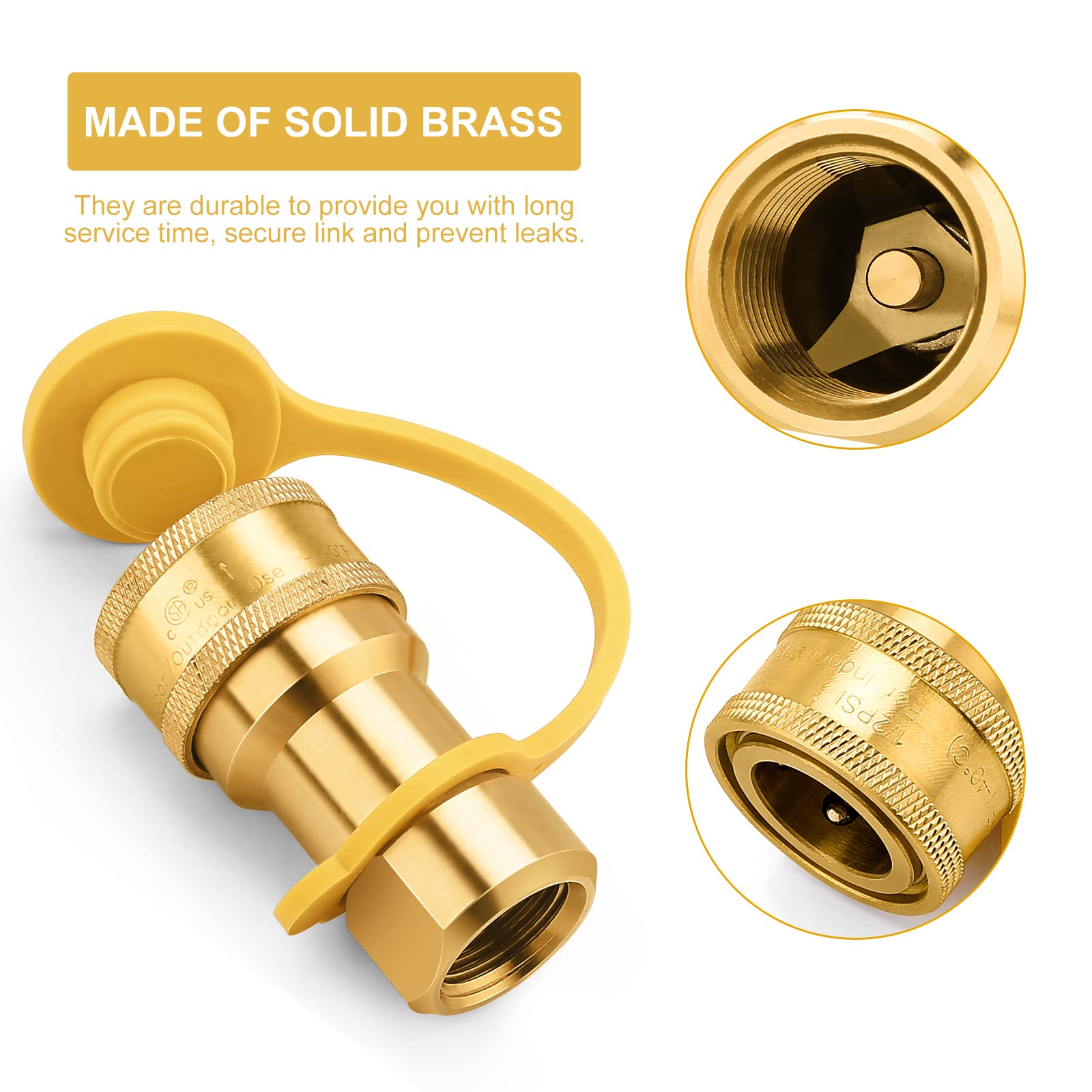 WADEO safety shutoff feature during disconnection helps prevent leaks