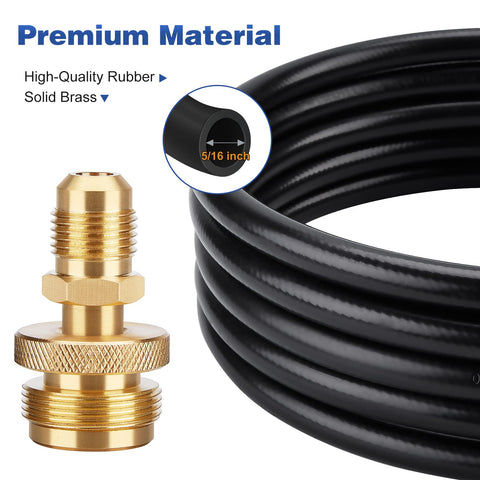 WADEO quick connect kit with 1-year warranty support
