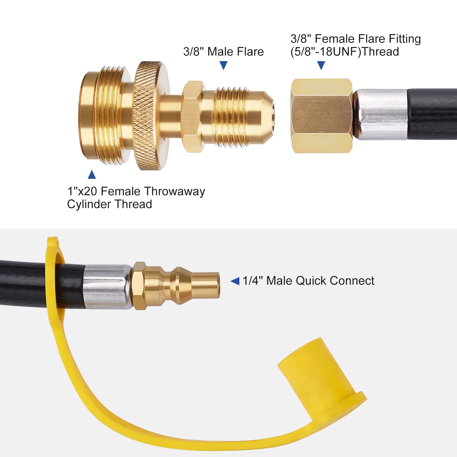 Weather-resistant WADEO hose enduring sun and rain