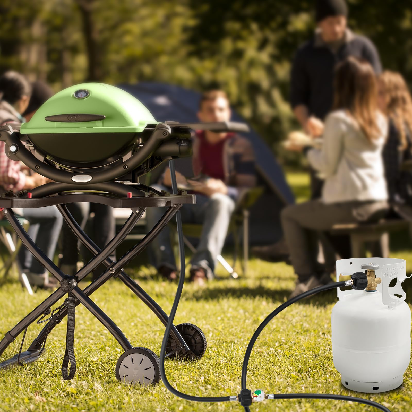 WADEO weather-resistant hose for outdoor use and long reach