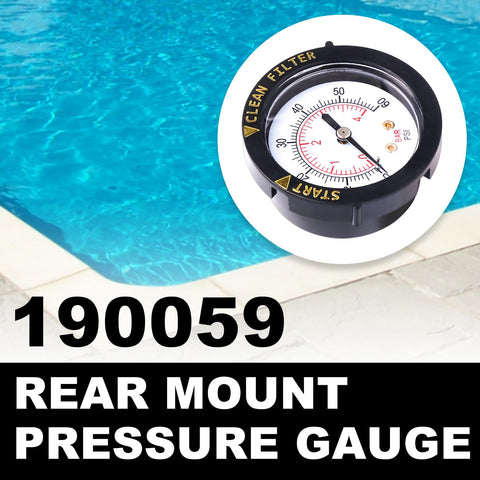 Wadoy 2.5-inch gauge delivers accurate pressure readings in standard pool systems.