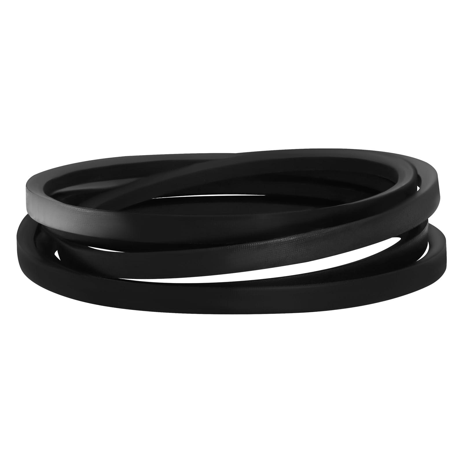 Wadoy 539114557 deck belt close-up showing Husqvarna 54-inch compatibility and durable construction.