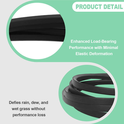 Wadoy deck belt compatible with Snapper Pro 5100893 for reliable operation