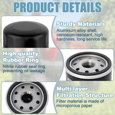 Wadoy filter for Toro 109-3321 cuts debris and wear.