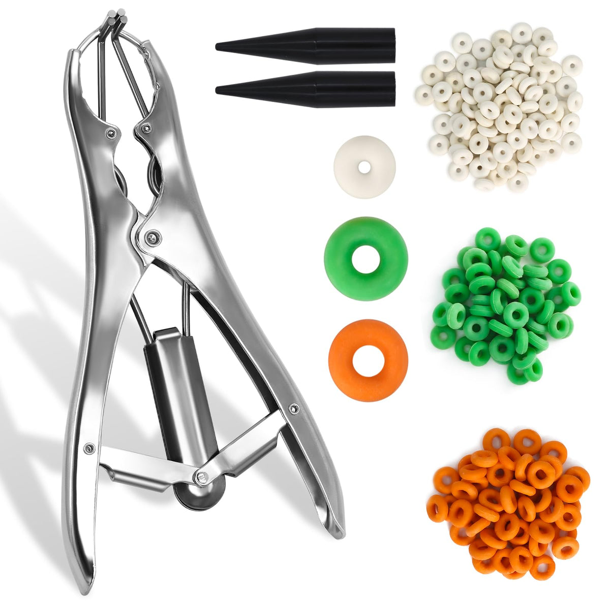 Wadoy goat banding kit stainless-steel applicator for smooth operation