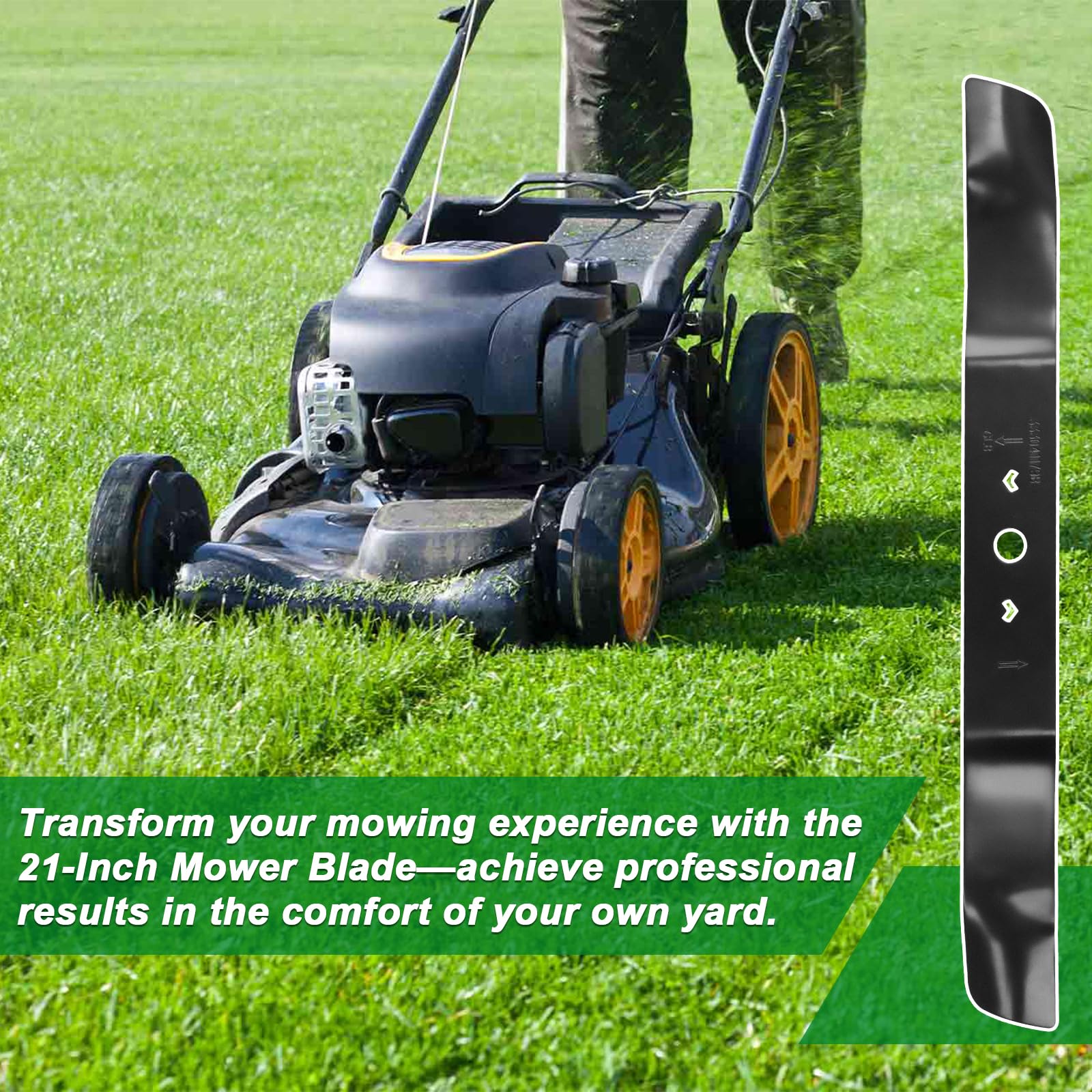 Wadoy blade compatible with Greenworks MO40L03 and MO40L4413 models
