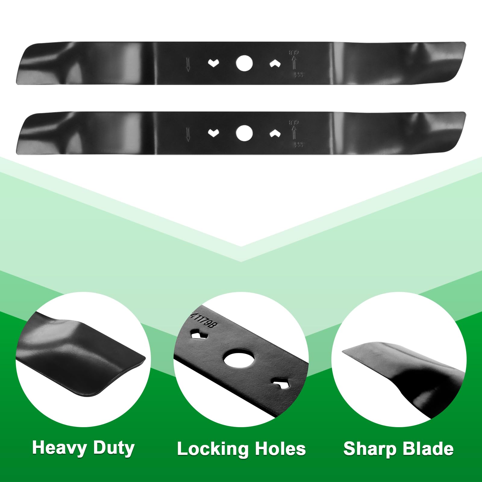 Wadoy two-pack replacement for quick mowing turnaround