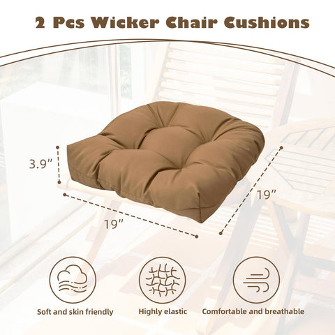 Wadser non-slip cushion with blue straps keeps seat pads in place