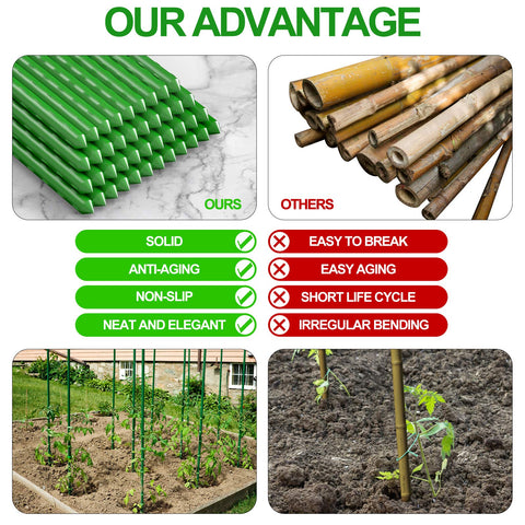 WAENLIR easy-cut length design lets you tailor staking height.