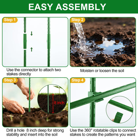 WAENLIR easy installation guide with step-by-step setup for soil insertion