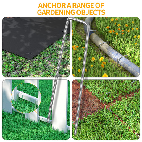 WAENLIR landscape stake set supports multiple outdoor projects and edging.