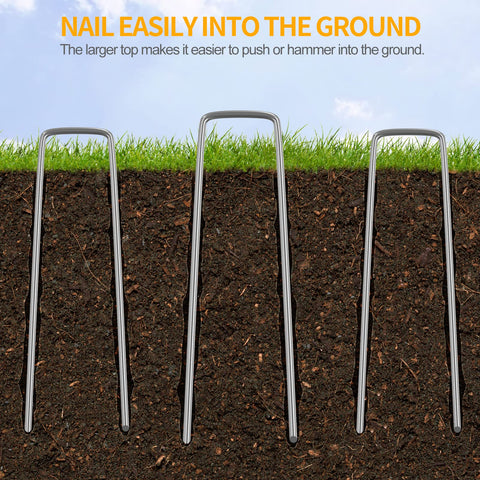 WAENLIR U-type staples with sharp ends for quick installation