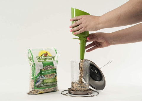 Six-pound bag provides ample supply for regular feeders.