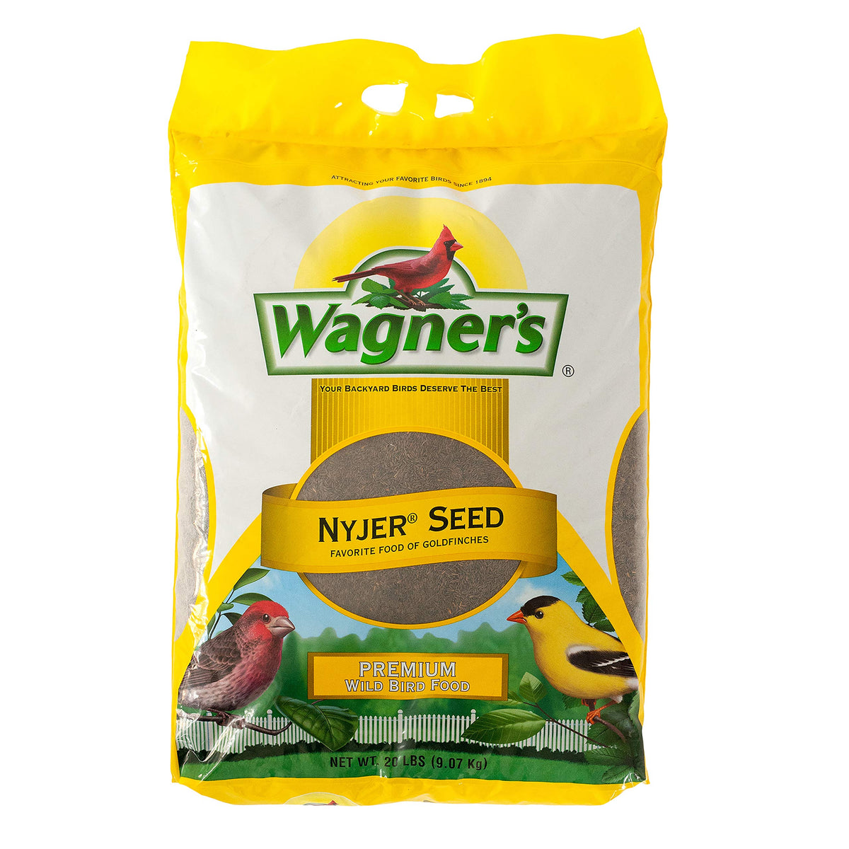 Wagner's Nyjer Seed 20lb bag for backyard finches and energy feeding