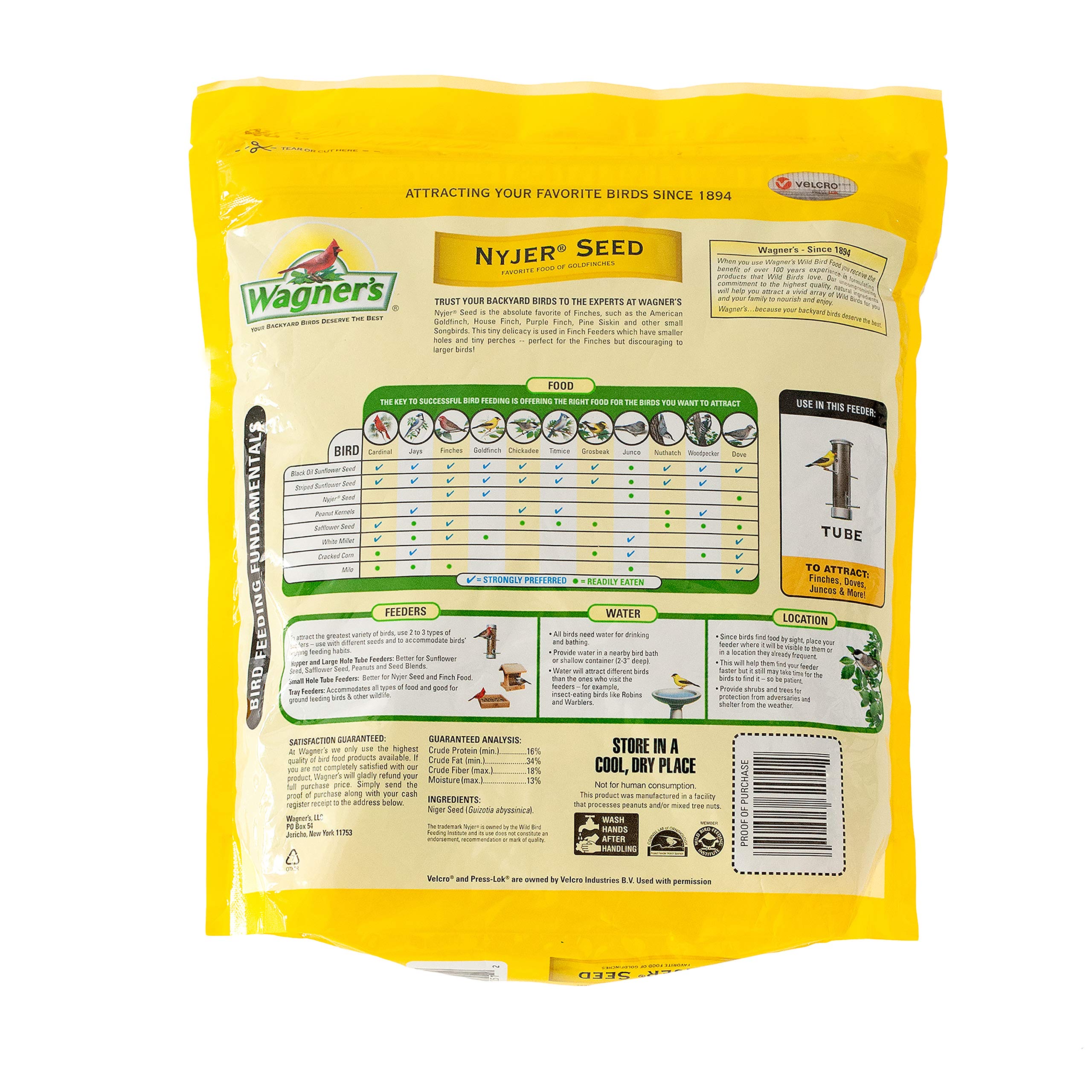 Nyjer seed close-up highlighting energy-dense grains for backyard finches.