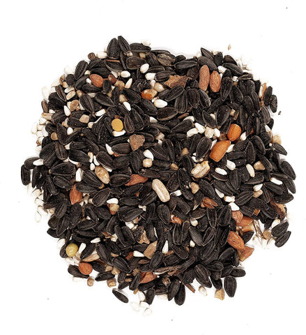 Close-up of Wagner's Songbird Banquet seed and nut mix for birds.