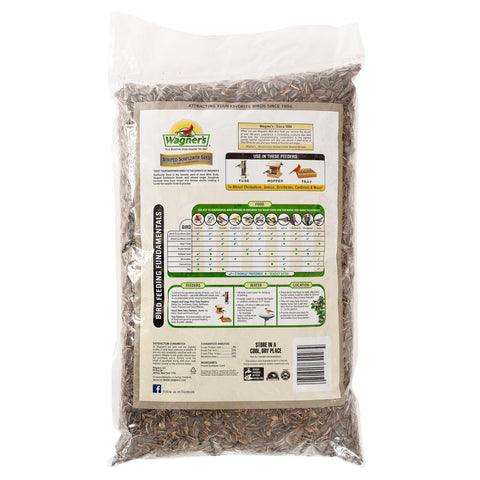 Wagner's striped sunflower seed in a bowl, ideal for tray feeders.