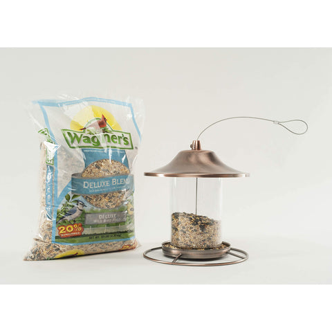 Cardinals, chickadees and finches attracted by this blend.