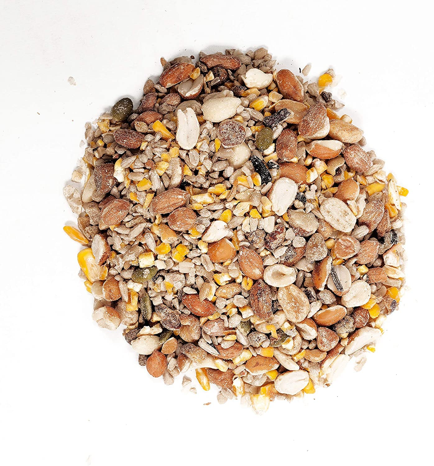 Wagner's 22056 Waste Free Gourmet attracts cardinals and chickadees at feeders