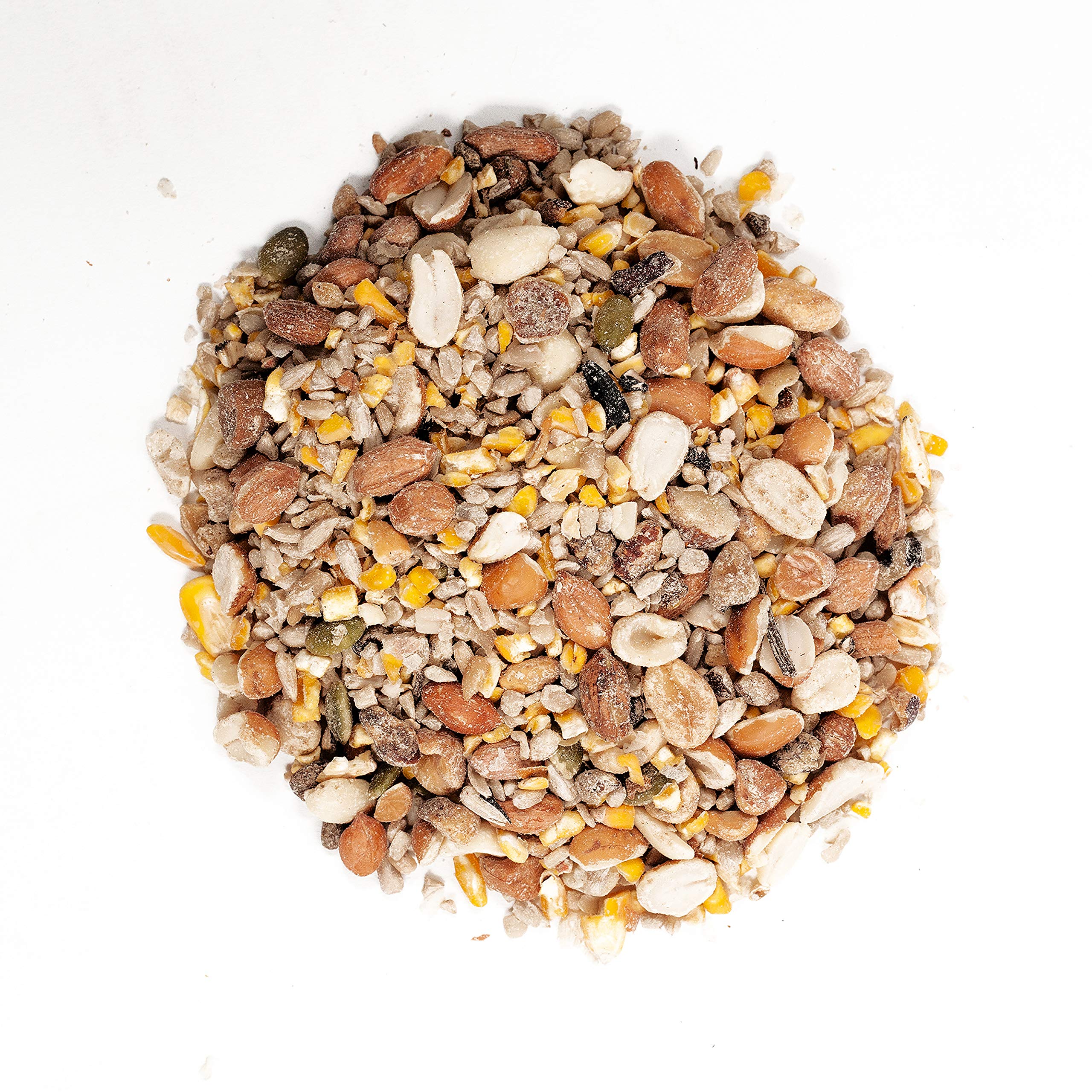 Wagner's Nut and Sunflower blend highlights a nutrient-rich mix preferred by many backyard birds.
