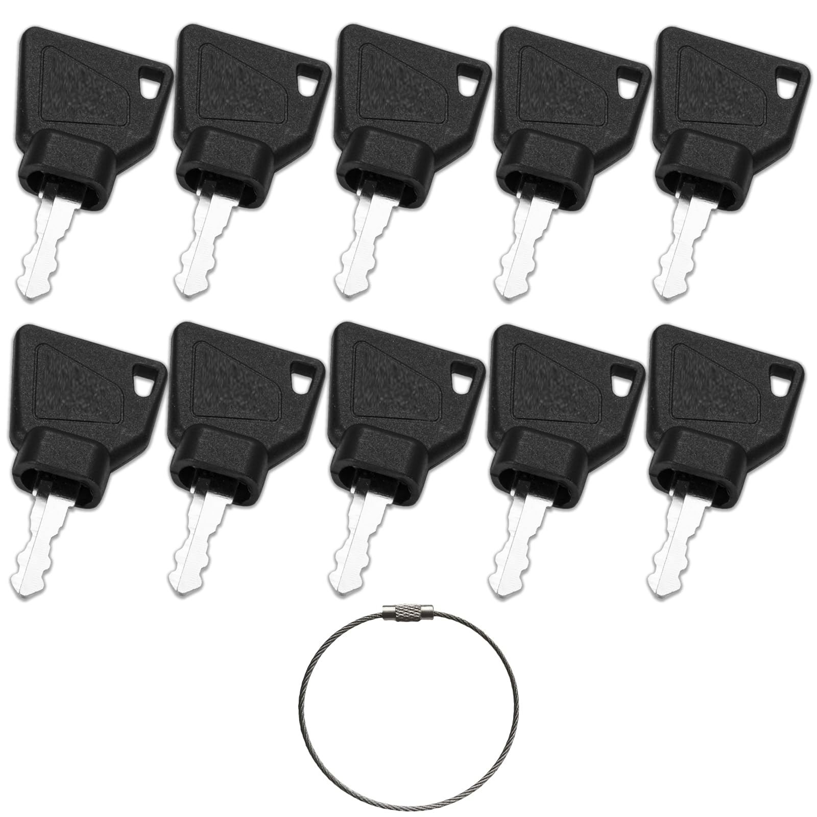 WAH LIN PARTS ignition keys for JCB 14607 with precise cuts for quick replacement