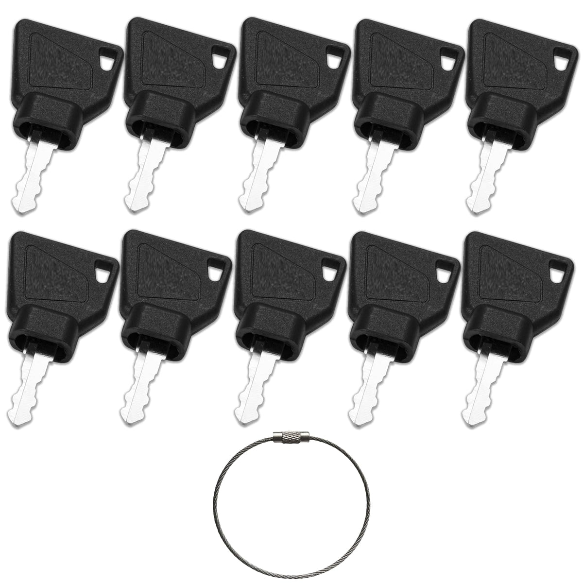 WAH LIN PARTS ignition keys for JCB 14607 with precise cuts for quick replacement