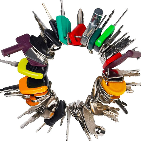 WAH LIN PARTS 67-heavy-equipment-keys-set on rings for quick access