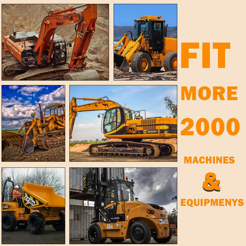 Compatible with CAT, John Deere, Komatsu and more for versatile field use.