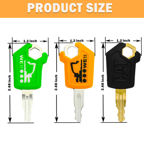 Three color tags and keyrings aid fast on site equipment ID