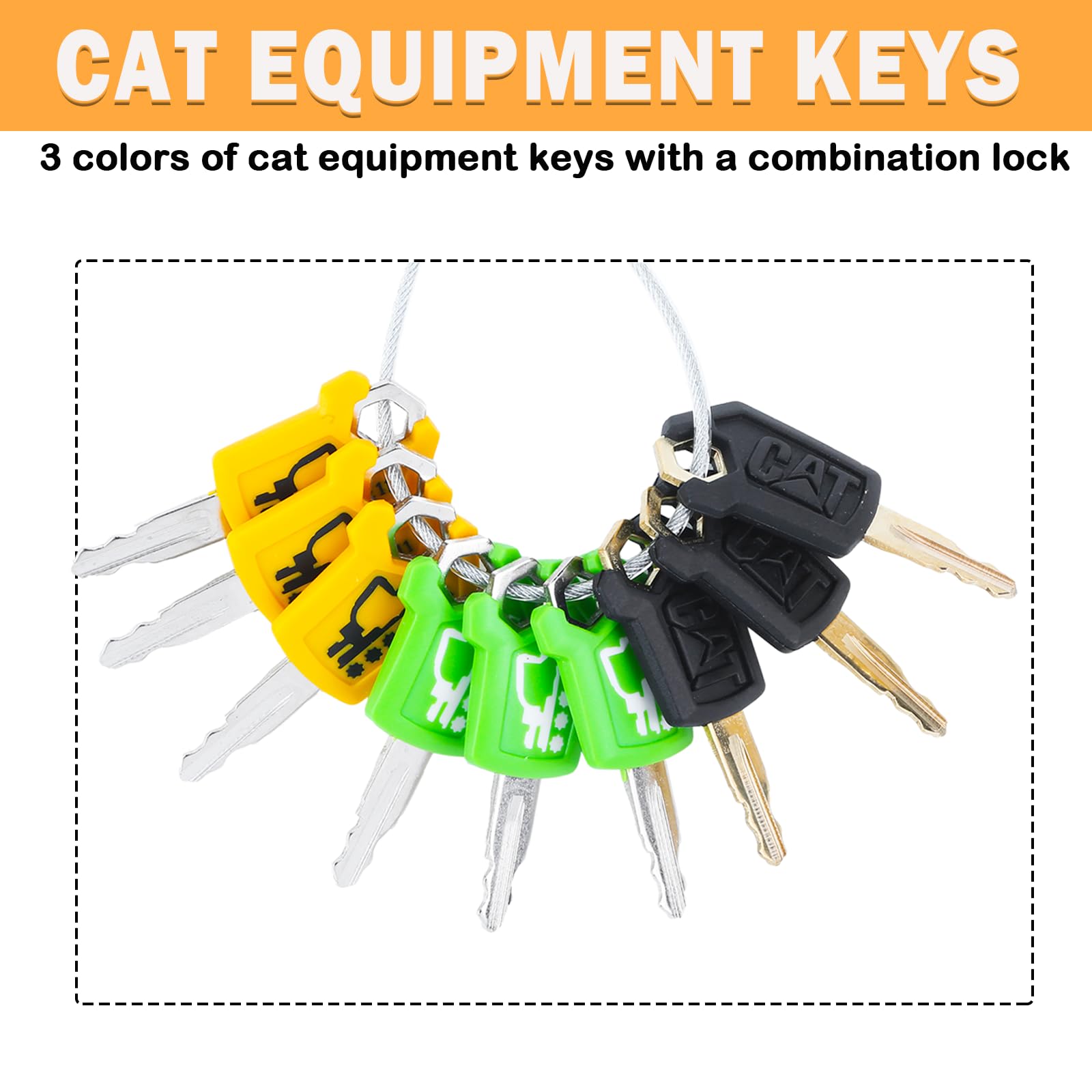 Premium copper 5P8500 keys resist wear for CAT machinery