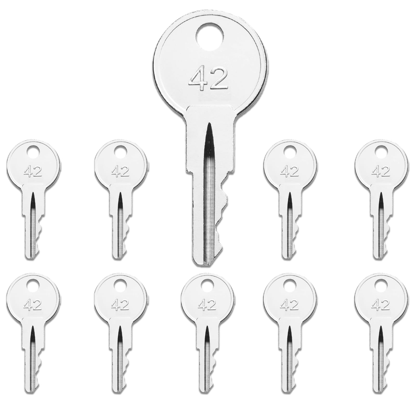 WAH LIN PARTS EZGO starter ignition key with precise cut for reliable starts.