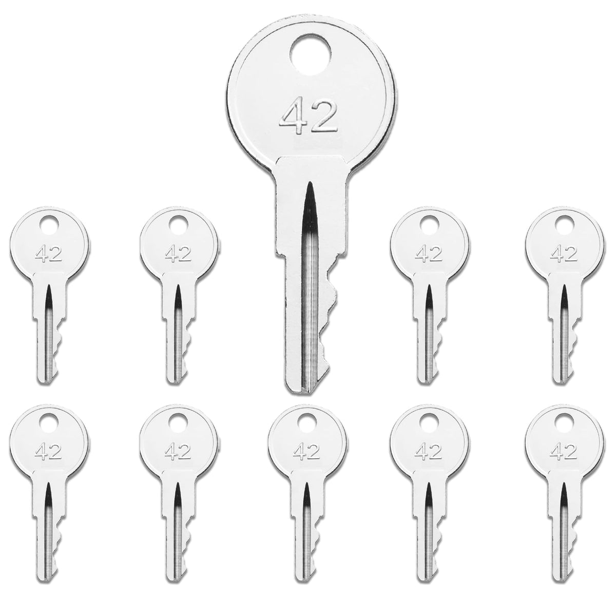 WAH LIN PARTS EZGO starter ignition key with precise cut for reliable starts.