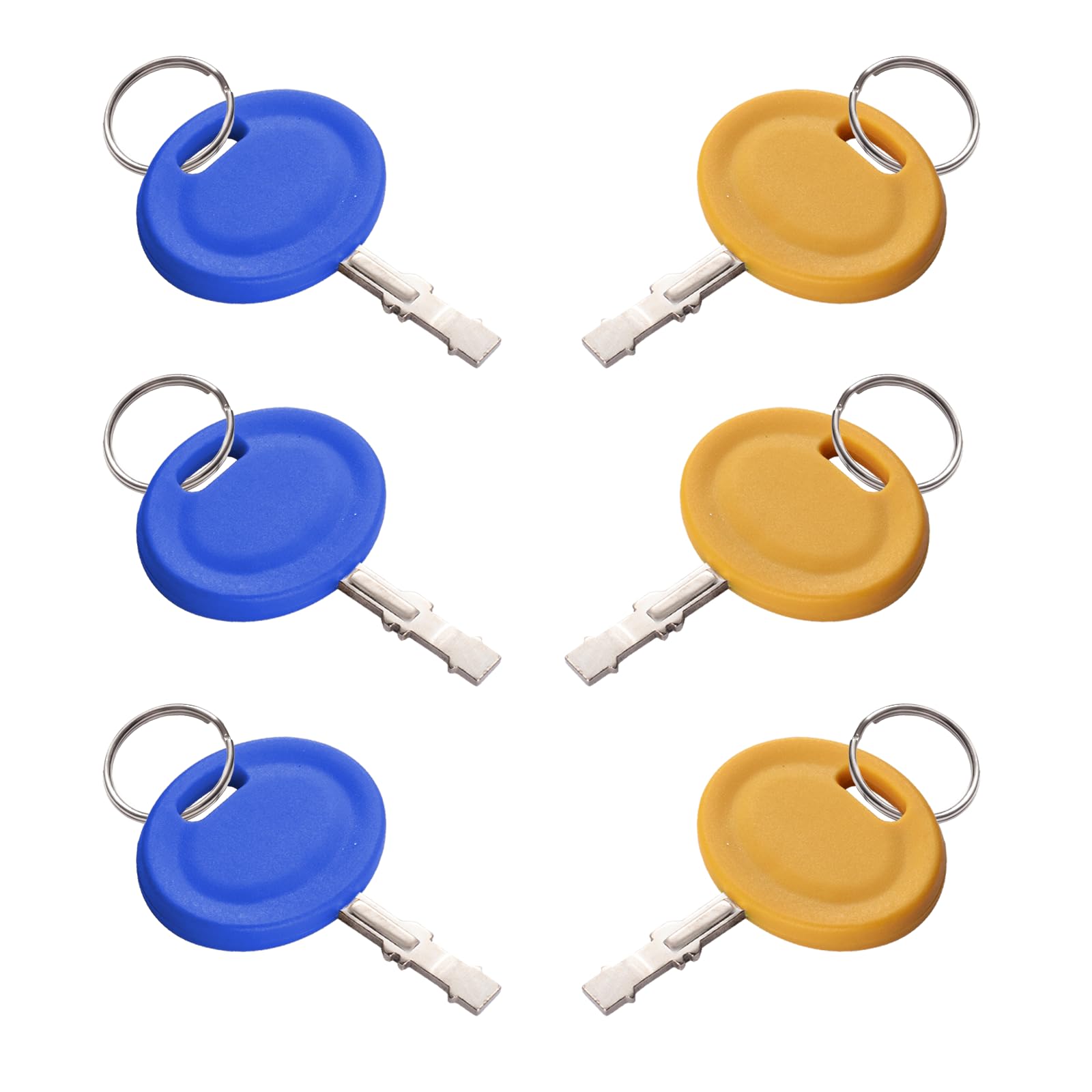 WAH LIN PARTS ignition keys backup set for maintenance across multiple lawn machines.