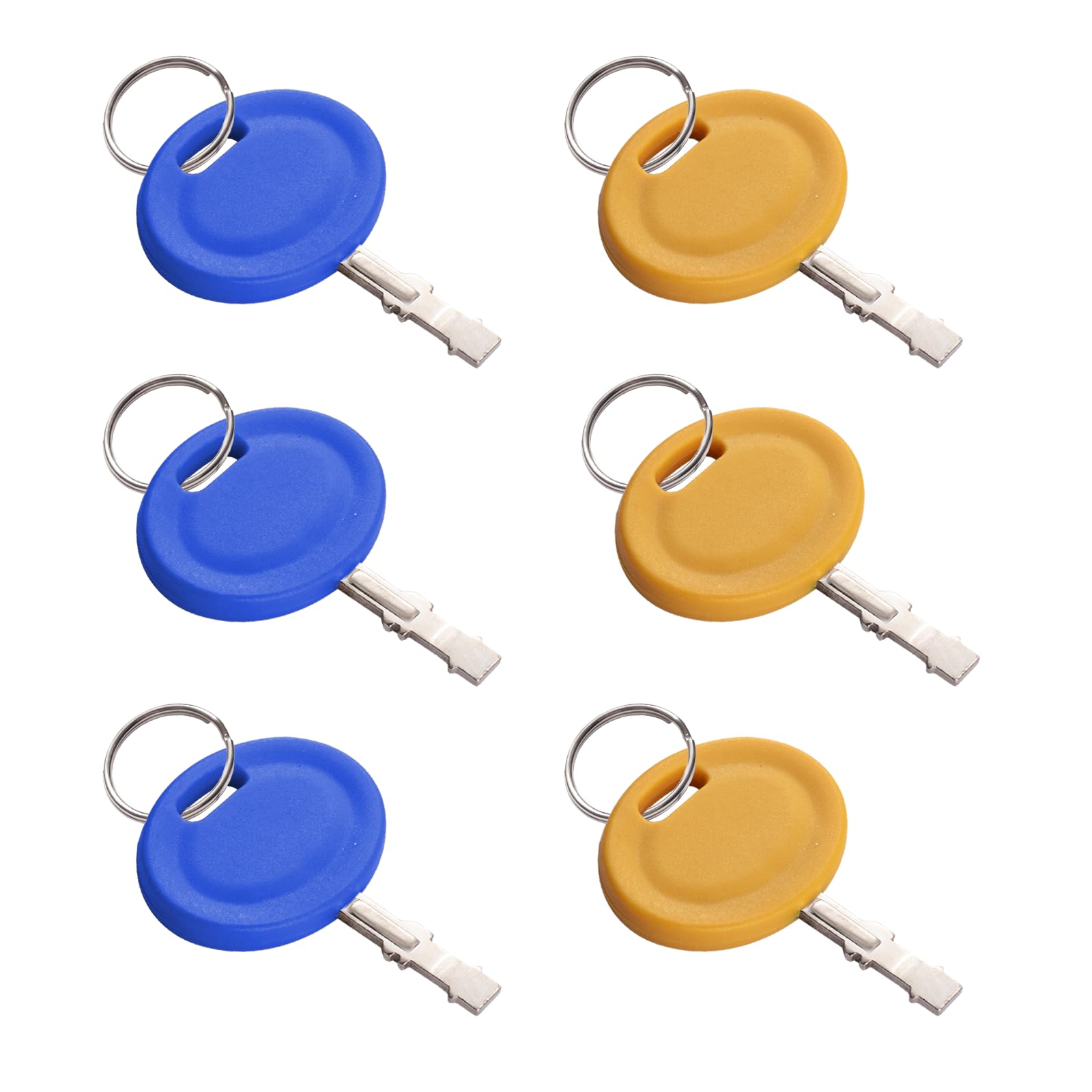 WAH LIN PARTS ignition keys for Cub Cadet, six-pack, ready for quick mower ignition replacement.