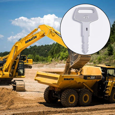 Compatible with Komatsu excavators, dozers, loaders, and backhoes.