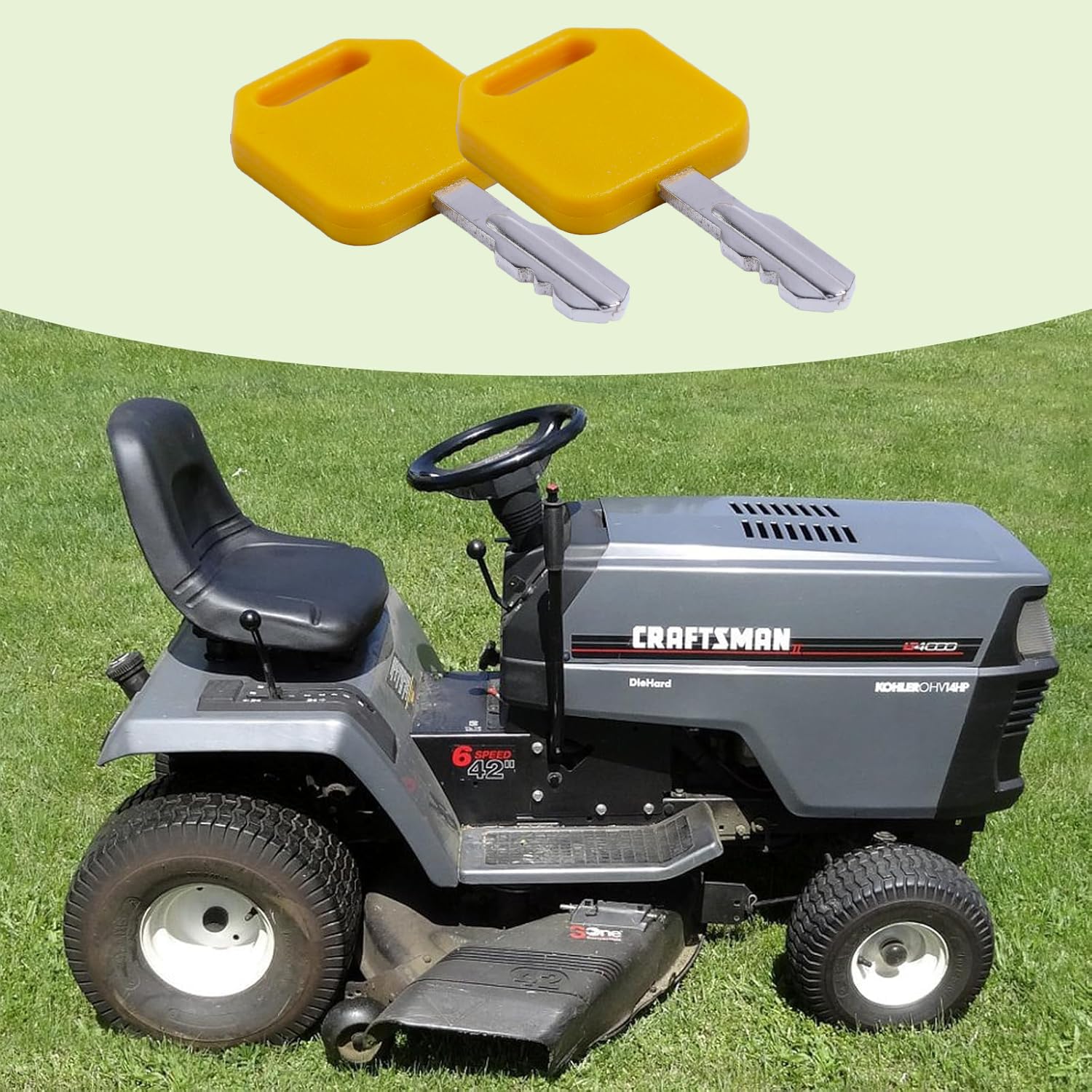 WAH LIN PARTS spare ignition keys offer convenience during maintenance and on-the-go mowing.