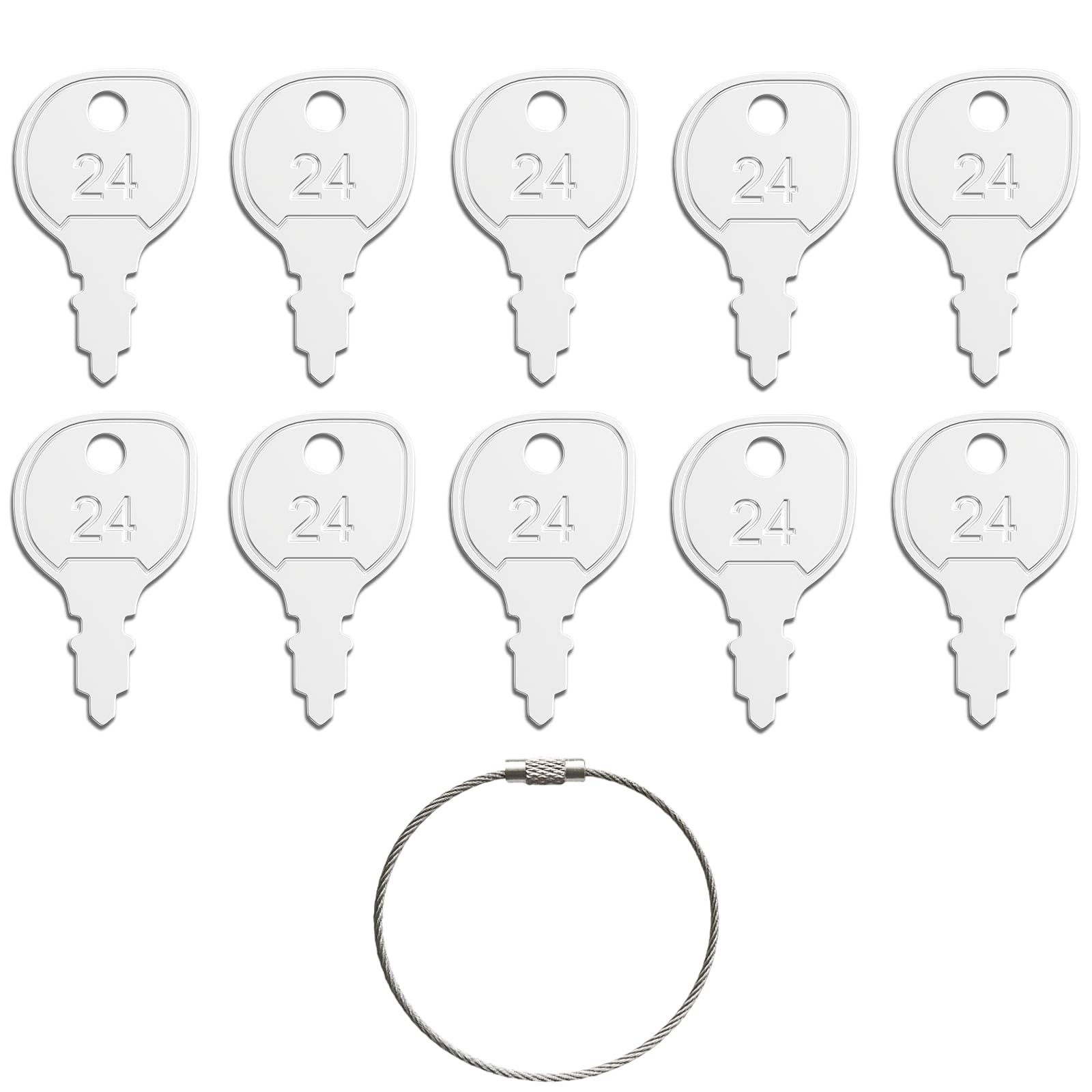 WAH LIN PARTS universal lawn mower key pack demonstrating ready-to-use set