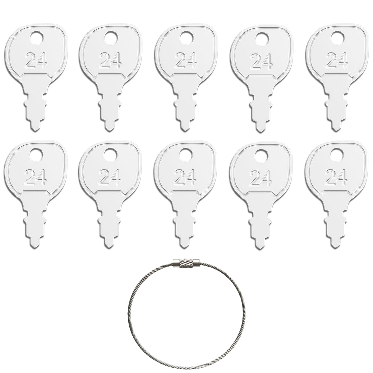 WAH LIN PARTS universal lawn mower key pack demonstrating ready-to-use set